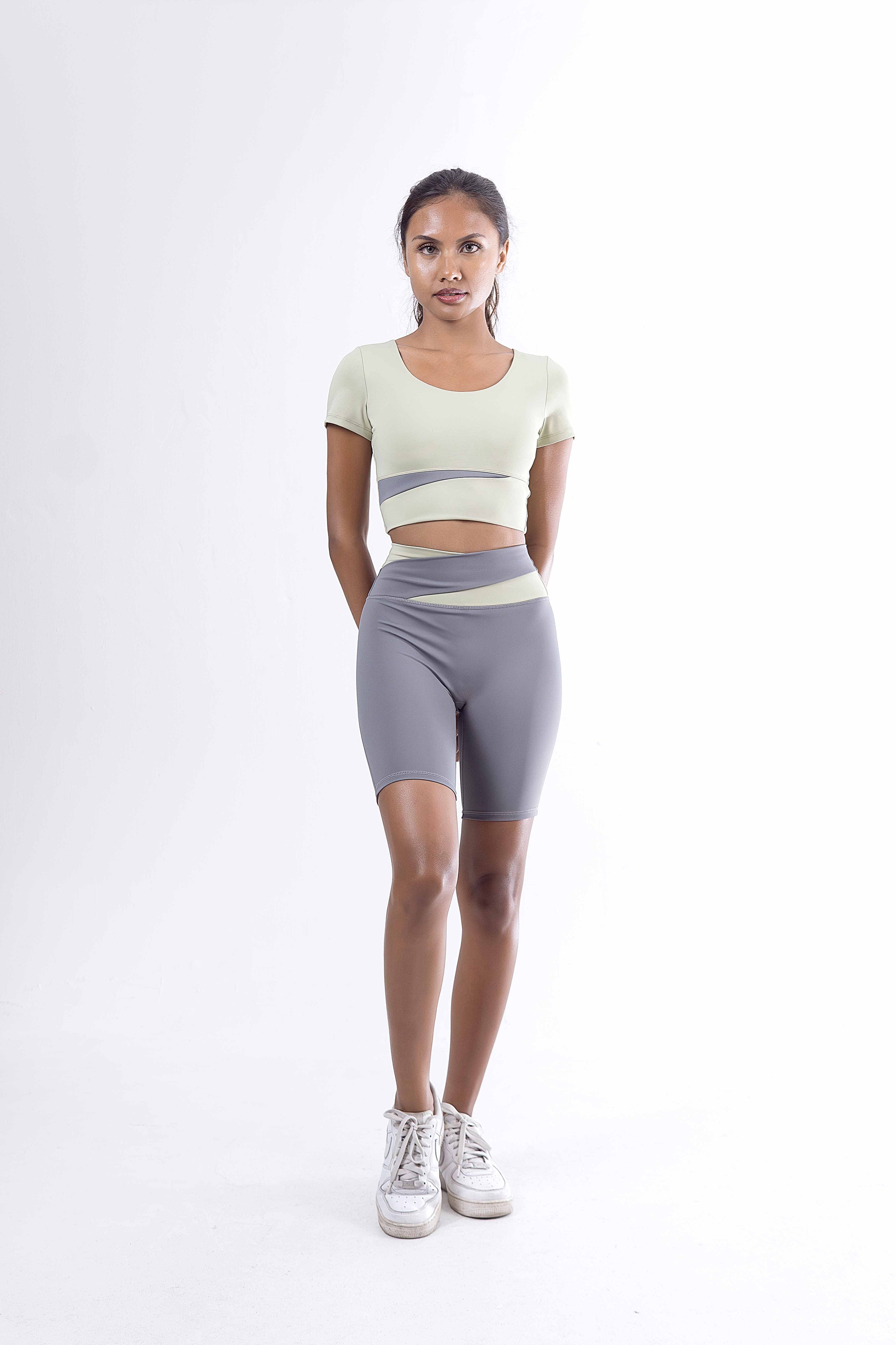 Flex Set - Tees Sportbra with Short Pants