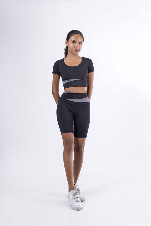 Flex Set - Tees Sportbra with Short Pants